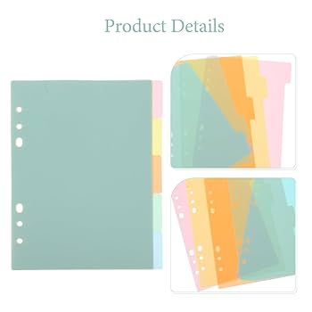 Amazon | 仕切りカード インデックス カード シート バインダー